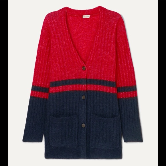 By Malene Birger two-toned ribbed-knit cardigan - Picture 4 of 11